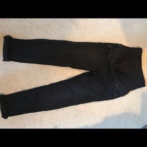 Black H&M Capri Maternity Jeans Sz 6